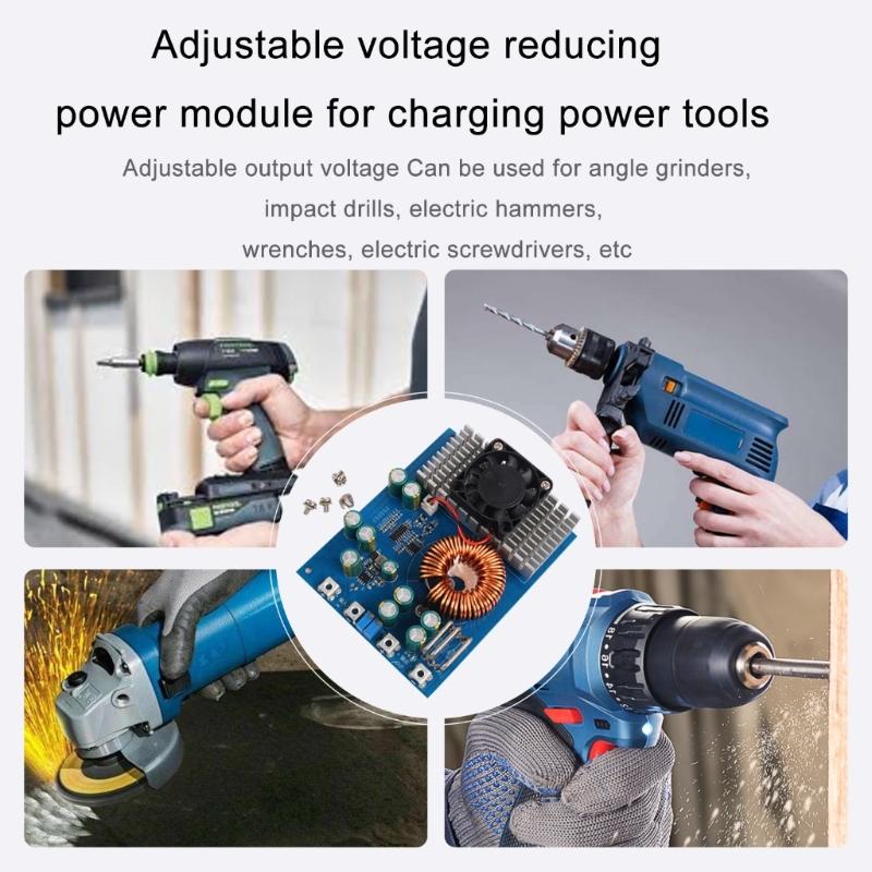 1000W 50A zu Konverterplatine Breit 25V 90V Eingang Einstellbar 2,5V 50V Ausgang Stabil Niedrig Einfache Installationen für DIY-Projekt