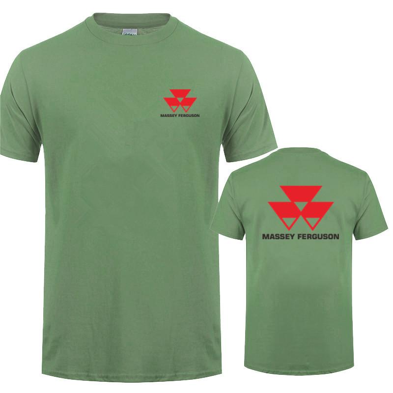 Massey Ferguson T Shirt Tops New Fashion Short Sleeve Massey Ferguson Tractor Agriculture Logo Tshirts Tees Tshirts Lh074