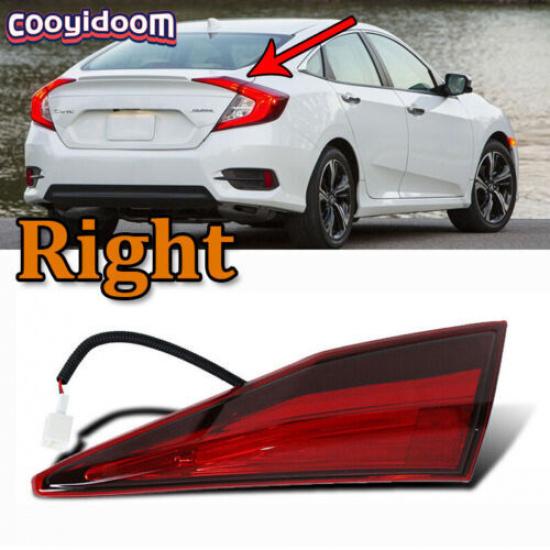 For 2016 2017 2018-2020 Honda Civic Sedan Right Rear Inner Tail Light Brake Lamp