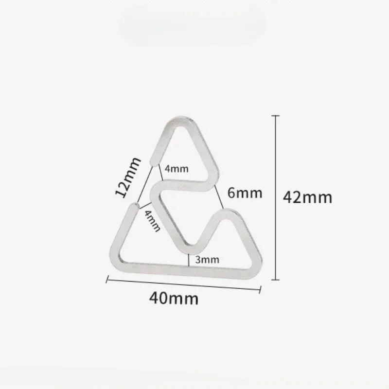1pc Outdoor stainless steel hooks are not easy to slide ultra light multifunctional lightweight camping accessories and tools