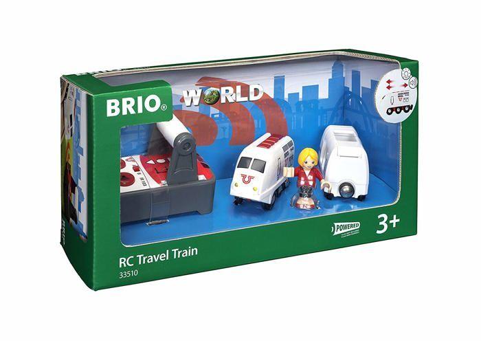 Train de Voyageur Radiocommandé BRIO World - Accessoire son &amp; lumière en bois - Ravensburger - Mixte - Dès 3 ans
