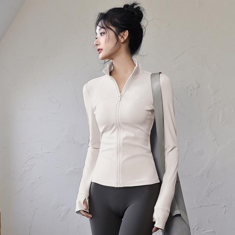 Yoga Fitness Clothes Slim and Thin Jackets Women's Professional Quick-drying Training Tops Long-sleeved Women's Sports Outdoor Running Clothes