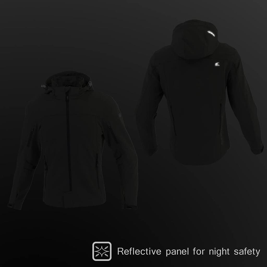 Motocyklová bunda Protect Cool Dry Parka tmavě olivová M [KOMINE] JK-1593 07-1593 Pánská