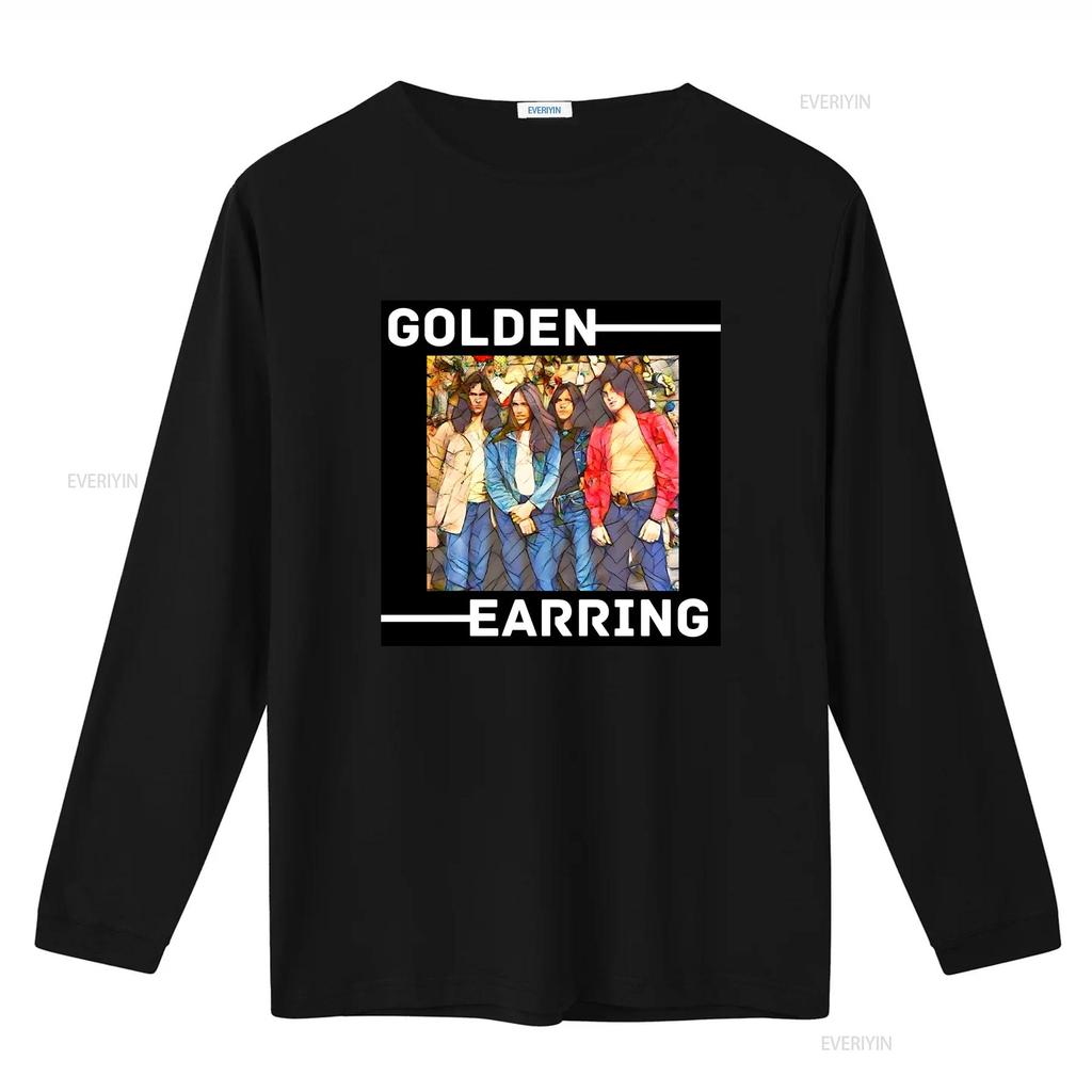 BEST TO BUY Dark Retro Golden Earring Classic Dutch T Shirt S 5XL Vintage Washed Stretched Soft Homme Slightly Unisex