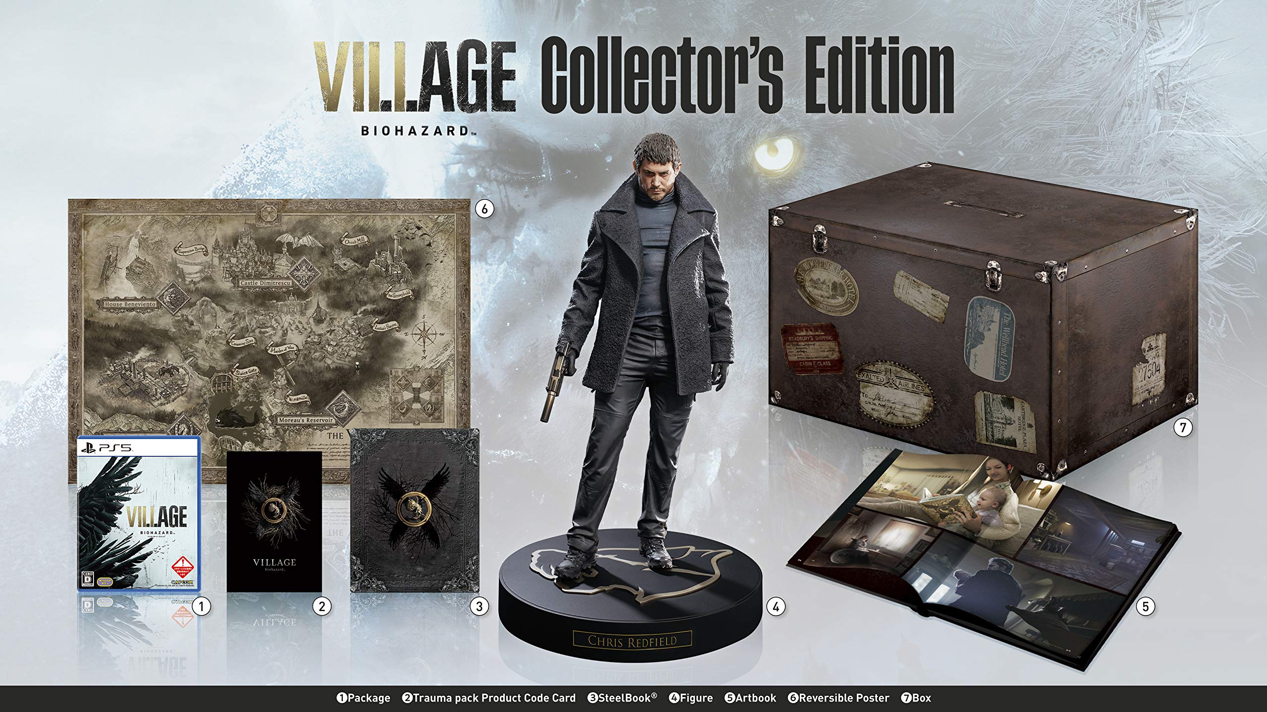

BIOHAZARD VILLAGE EDITION оригинальные цифровые обои из-за истечения срока годности [PS5] КОЛЛЕКЦИОННЫЕ (ПК/смартфон) Недоступно/непригодно для использования