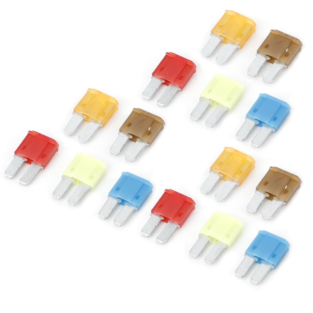 

15pcs Car Circuit Micro2 Blade Fuse Assorted Kit 5A 7.5A 10A 15A 20A