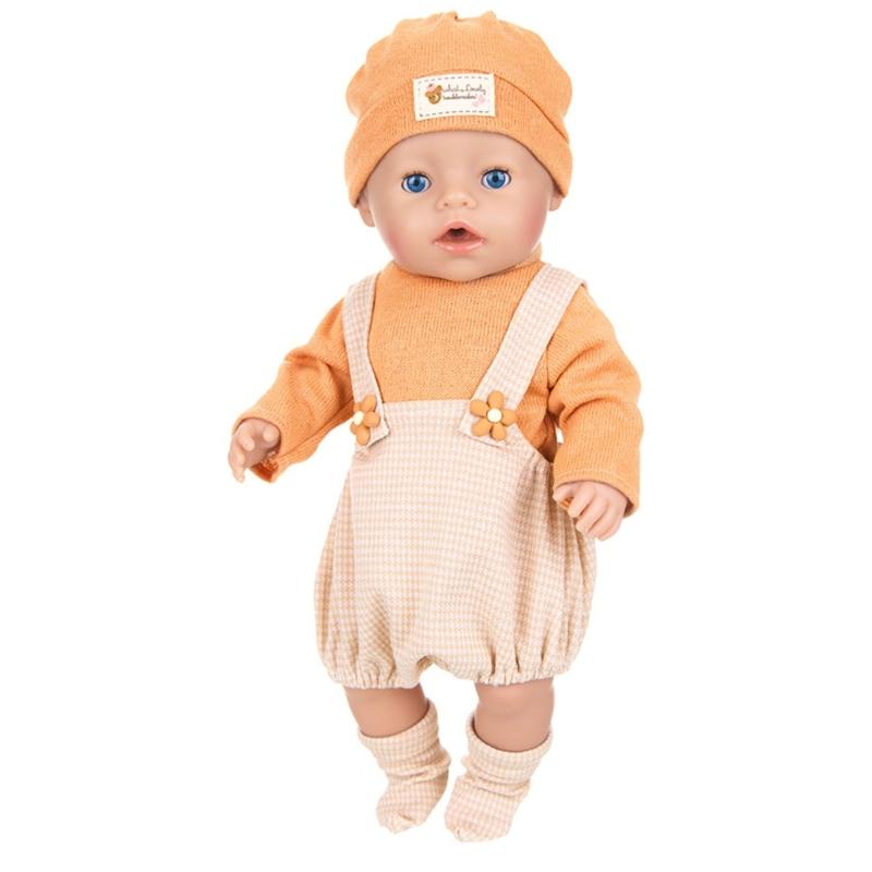18inch Doll Clothes Soft Winter Autumn Wear Doll Clothing For 43cm Girl Doll Children Roleplay Acitivty Toy Accessory