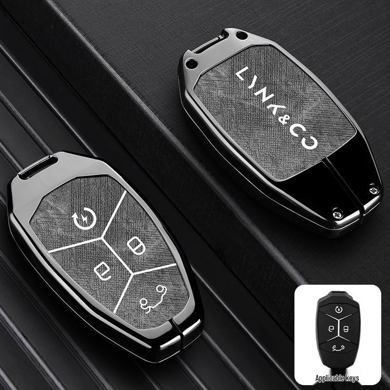 Key Case for Lynk & Co Models 01, 02, 03, 05, 06 (2021) - Car Shell Buckle