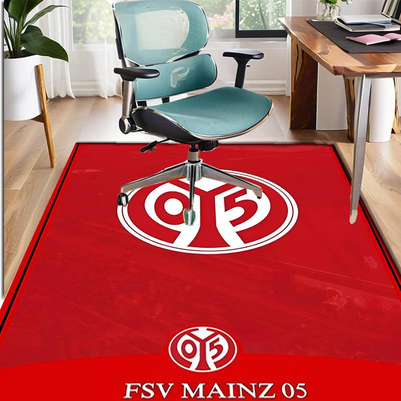 05 1FSV Mainz 05 Pattern Rug, Indoor/Outdoor Mat, for Picnic, Gameroom, Bedroom, Office, Living Room, Home Decor Carpet, Birthday Gift