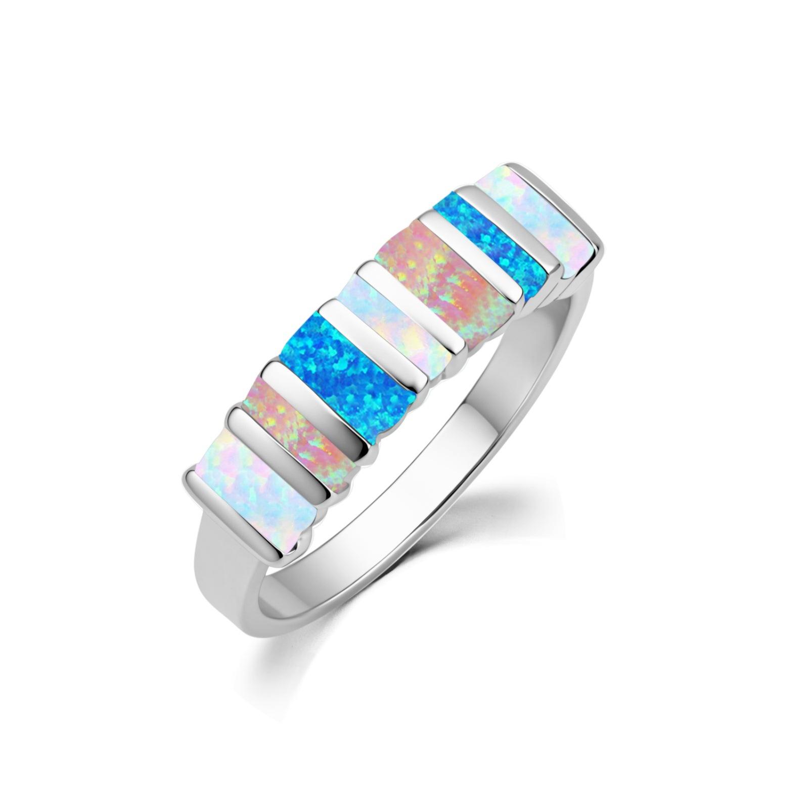 Color Square, Ring 2026 Fashion Trend Jewelry Exquisite Rings no. 6 разноцветный