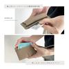 Gisele Pass Case, Commuter Pass Holder with Reel, Coin Purse, Card Case, Card Slots, Thin and Lightweight Genuine Cowhide Leather Mini Wallet for Men