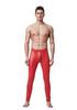Men's Patent Leather Exotic Lingerie Bodysuit for Nightclub and Stage Performance