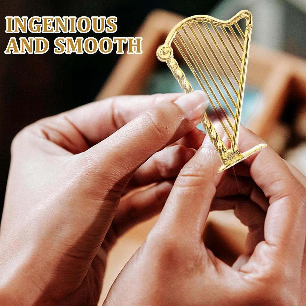 14pcs Christmas Musical Instrument Ornaments Mini Trumpet Saxophone Guitar Model Tiny Instruments Set Xmas Tree Hanging Decorations Music Party