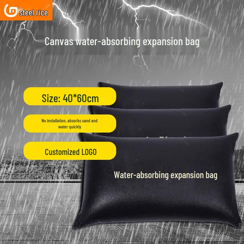 Self-Inflating Flood Barrier Bag