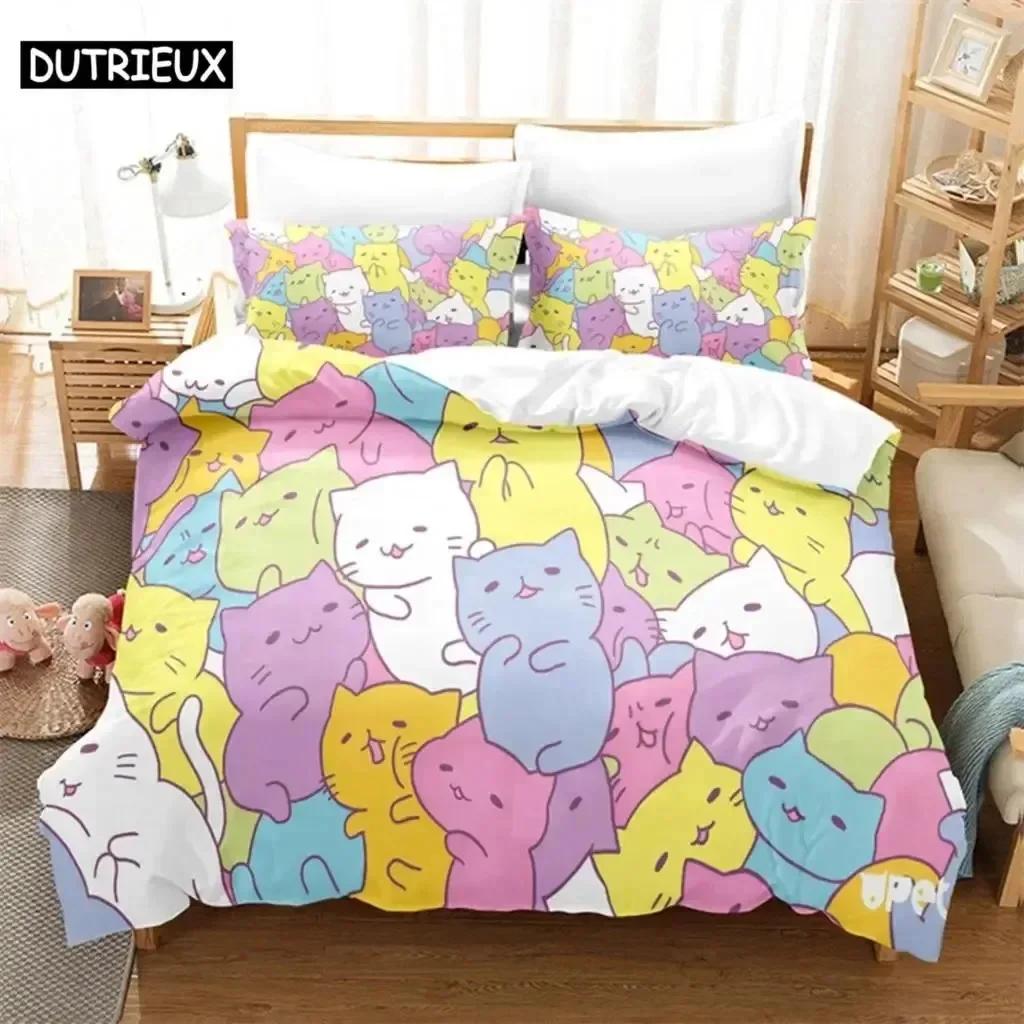 Luxury New 3D Print Pink Unicorn Queen Bedding Set Duvet Cover Set Bedding Digital Printing Bed Linen King Size Duvet Cover