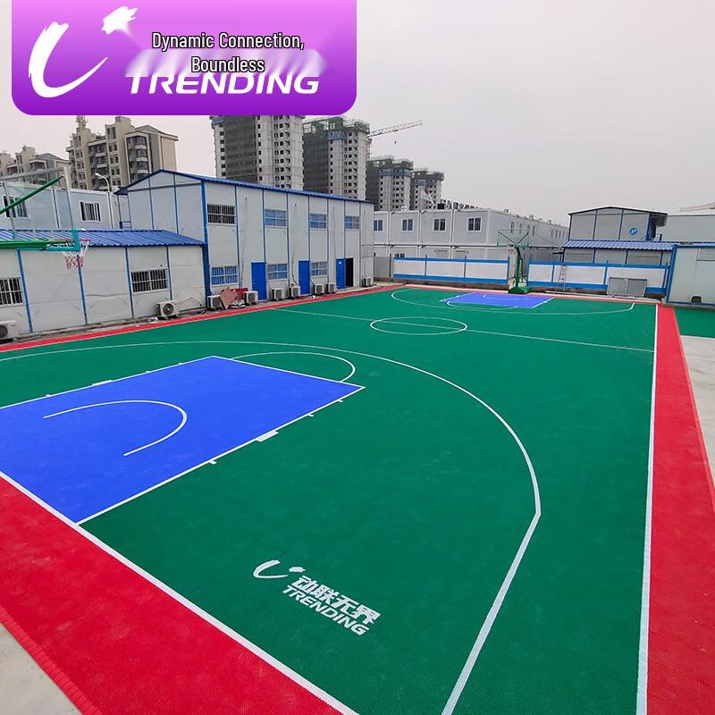 Suspended Modular Outdoor Multi-Sport Flooring Tiles