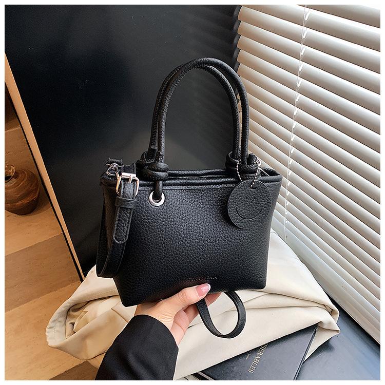 Fashion Small Bag Women's New Handbag Versatile High-quality Texture Portable Messenger Bucket Bag