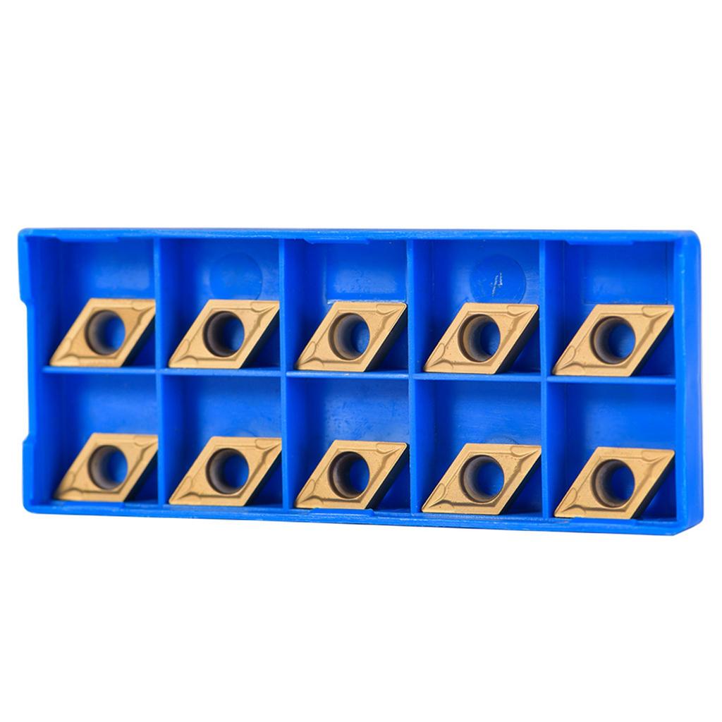 10pcs CNC Carbide Tips Inserts Blade Cutter Lathe Turning Tool With Box