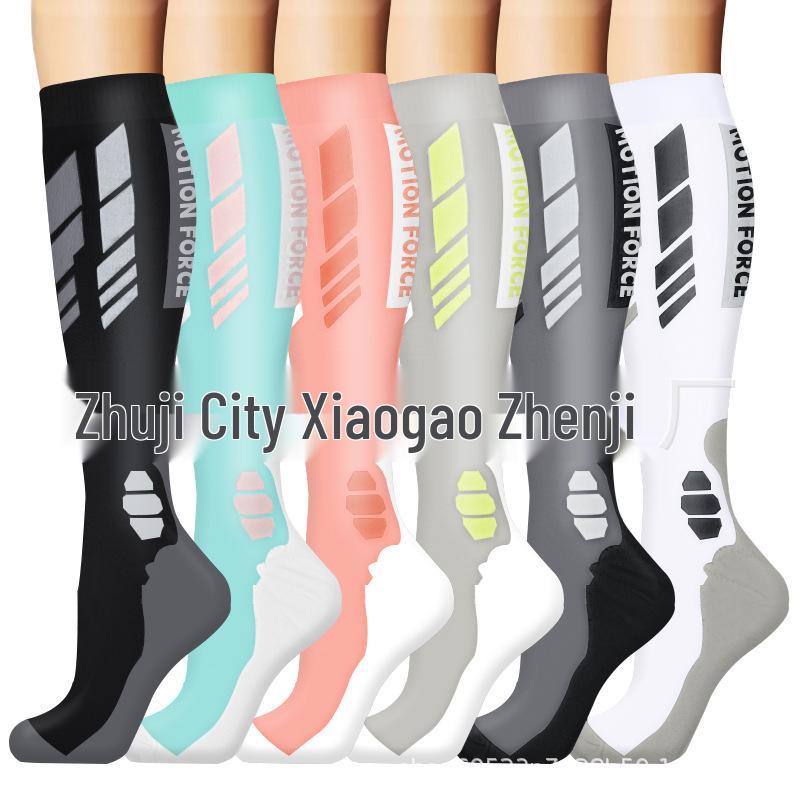 Unisex Long Compression Socks for Cycling, Running, and Marathon
