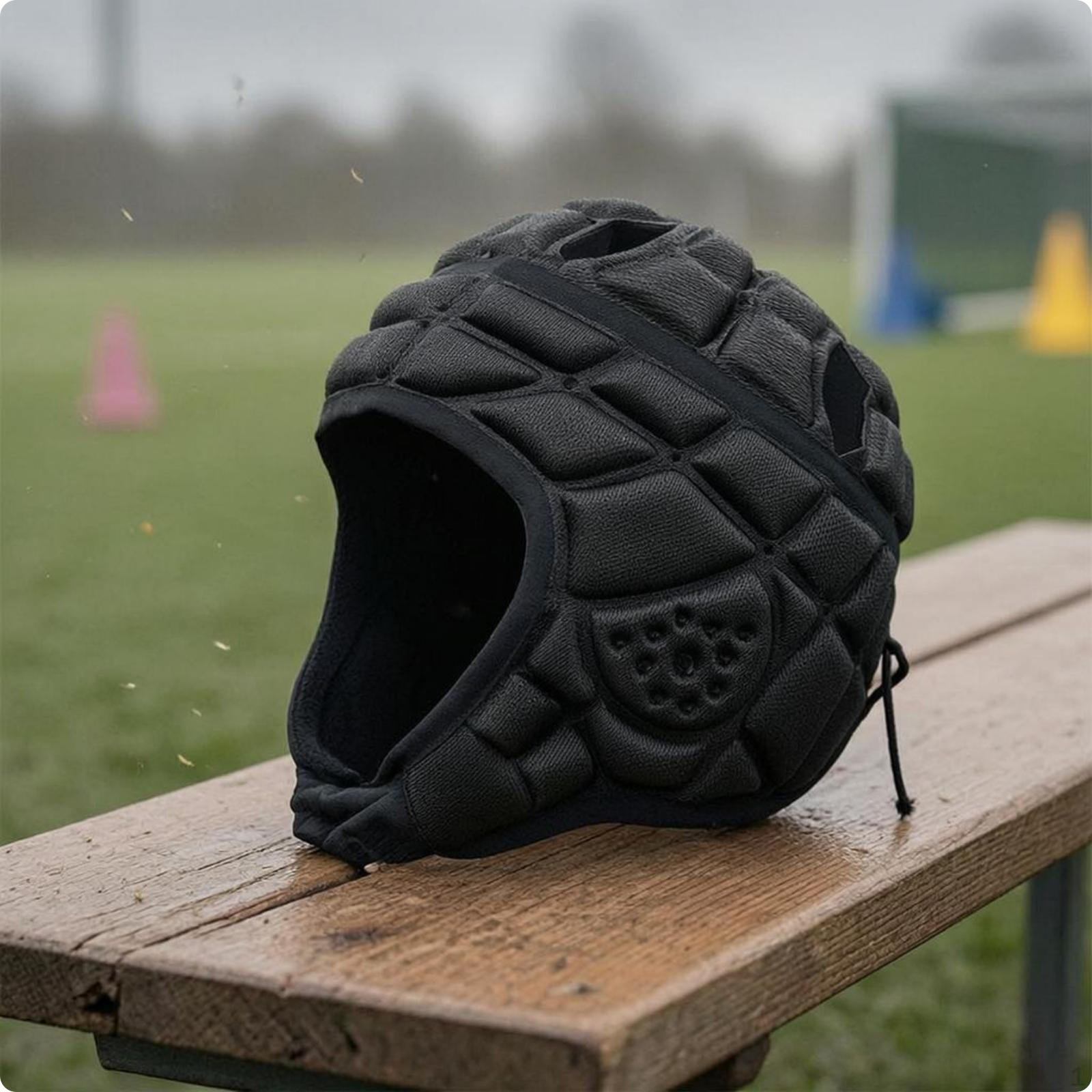 OpenFace Sports Headgear Adjustable Chin Strap Padded Helmet Shell Rear Lace Adjustment Foam