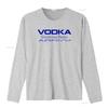 Wodka Verbindet Menschen Print Trendiges Weißes T-Shirt 040 W vintage Gewaschen Leicht Lässig Atmungsaktiv Bequem Grafik