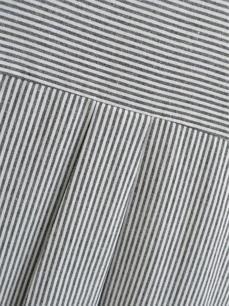 Women's Retro Striped Long Sleeve Lapel Shirt - Casual, Loose Fit for Spring and Autumn