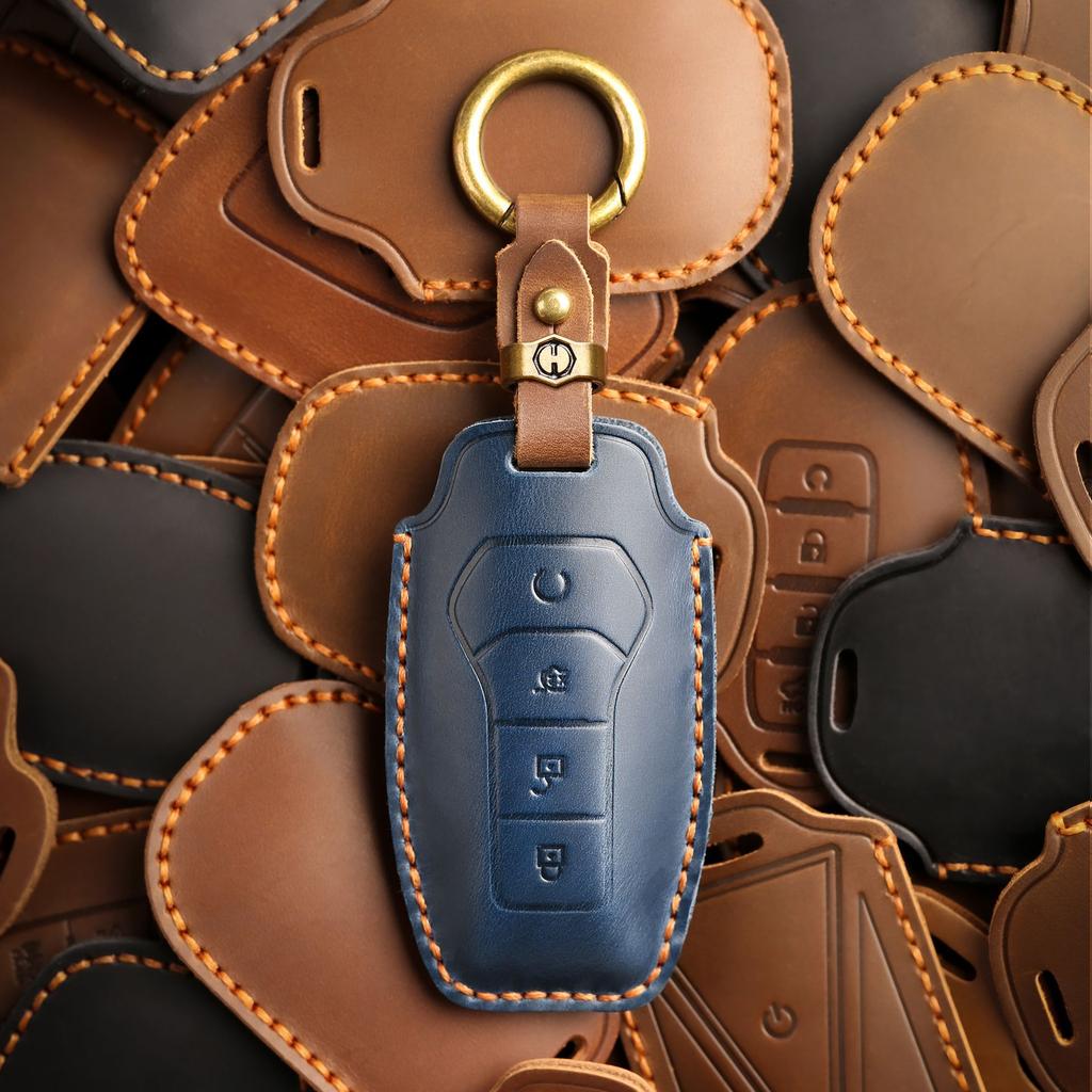 The New Retro Key Bag Is Suitable for BYD Key Case, Tang and Song Plusdmi Dolphin Han Car Key Bag.