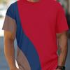 Sommermode Bestseller Neues Harajuku Farbverlauf Lässiges Kurzarm-T-Shirt Herren Lässiges Rundhals-T-Shirt Top