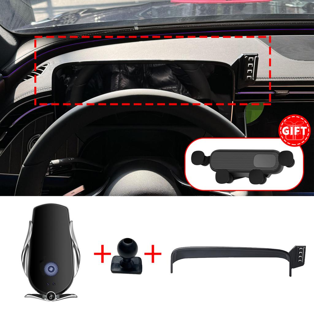 Adatto per Mercedes-Benz Classe E 2024 2025 Classe E W214 Porta Telefono per Auto, Staffa di Montaggio per Schermo Cruscotto Facile Installazione