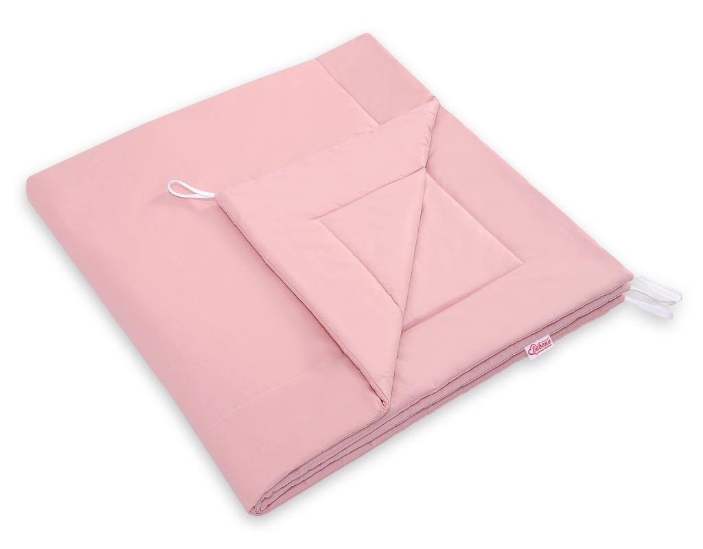 Tipi tent for children + mat + pillows + feather pendants - dusty pink