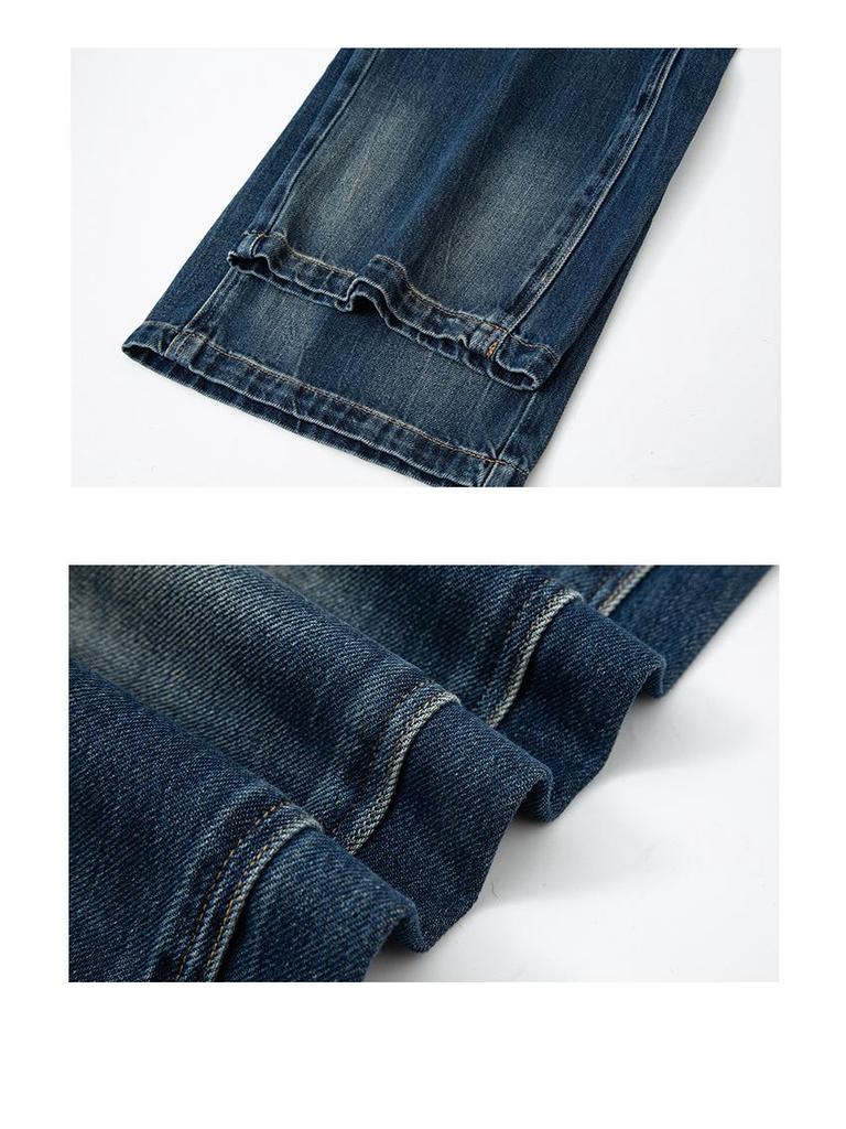 High-Waisted Wide-Leg Women's Jeans - 2026 Spring Retro Korean Style Collection