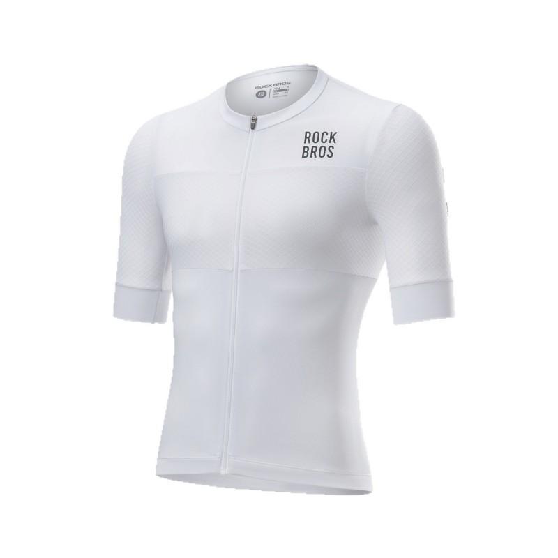 ROCKBROS Mens Cycling Jersey Short Sleeve Breathable Mountain Road Bike Shirt Summer Sportwear