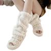 Japanese Style Lolita Boots Cover Plush Long Tube Sock Fashion Furry Leg Warmers  Spicy Girls