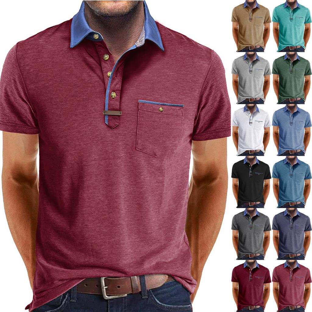 Men'S Fashionable T-Shirt, Street Casual Short Sleeved Clothing