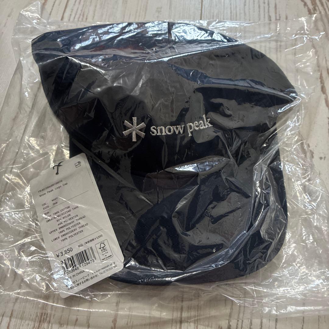 Used snow peak navy blue hat free size