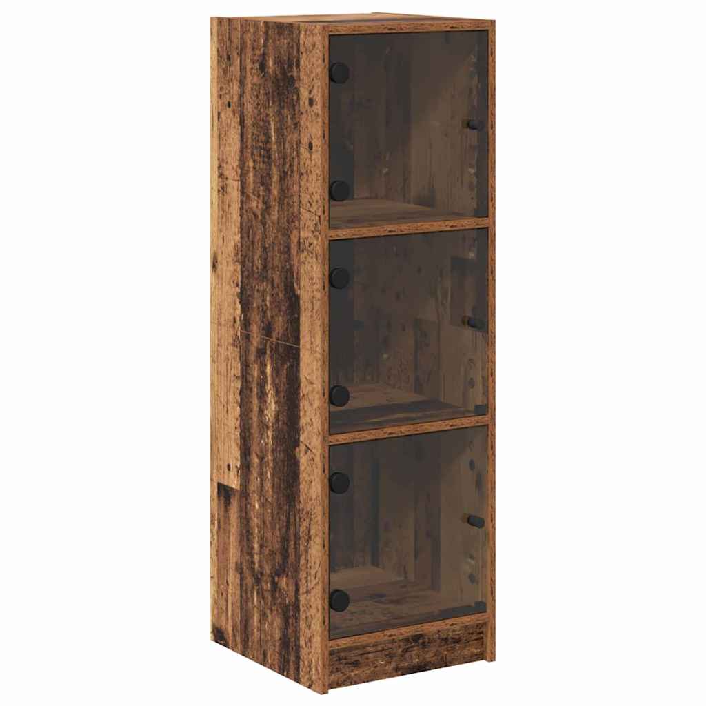 Highboard Reclaimed Wood 35 X 37 X 109 Cm Engineered Wood