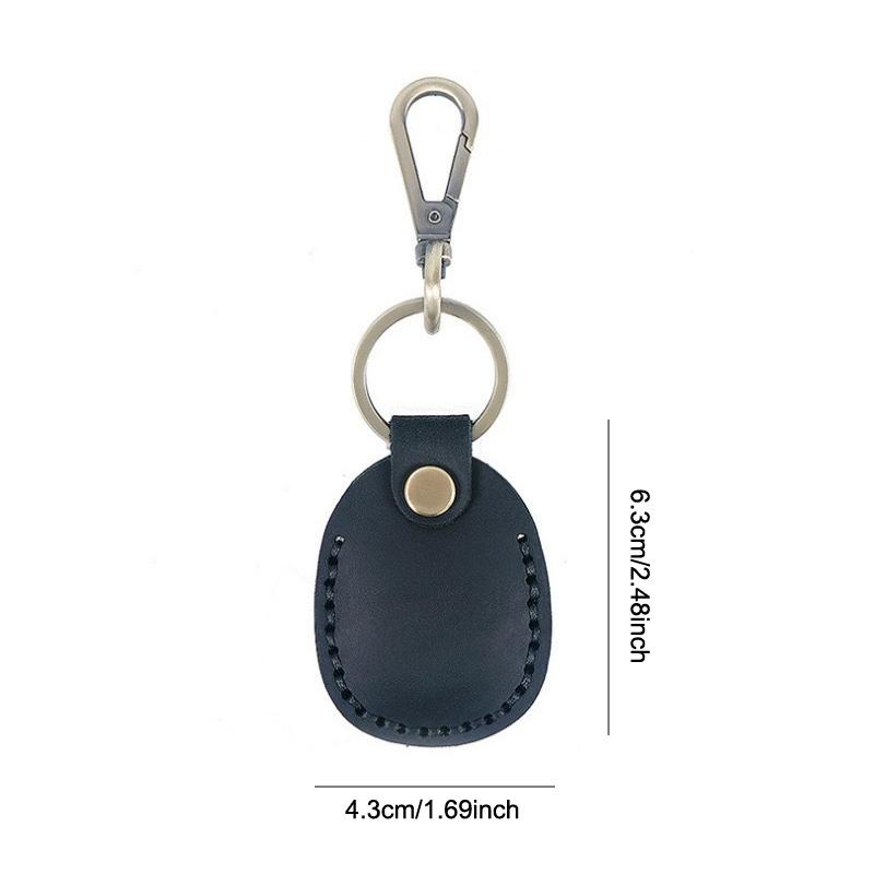Schlüsselanhänger für Schutzhülle Retro Hochwertiger Leder-Schlüsselanhänger für Anti-Lost Tracker Lokalisator Gerät Zubehör