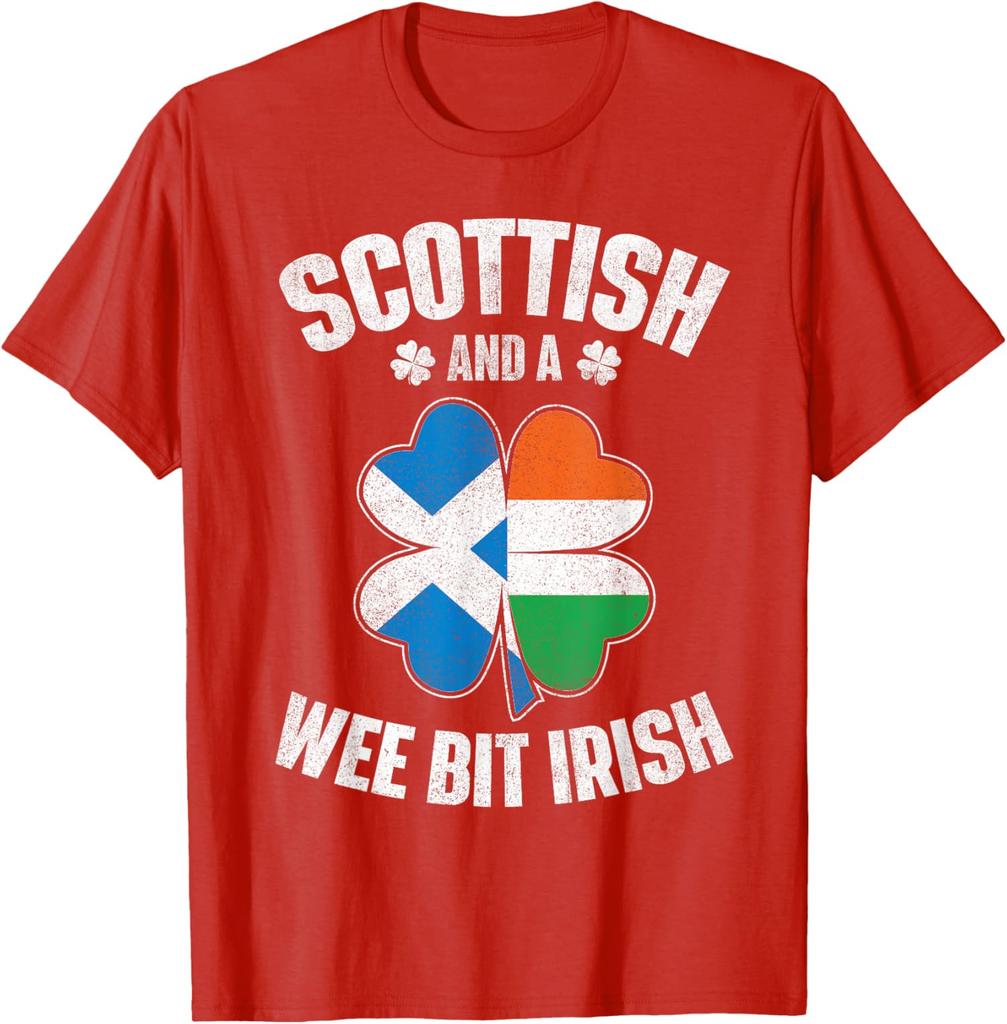 T-shirt Scozzese E Un Po' Irlandese Scozia Irlanda