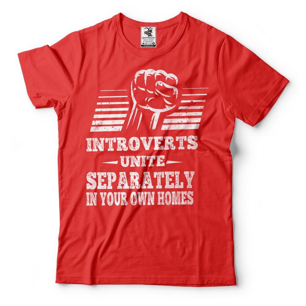 Funny Introvert Tshirt Introverts Unite Humor Introvert Tshirts Introverts Tee XL
