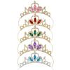 2024 Frozen Princess Crown Headgear Girls Birthday Gift Hair Accessories Fashion Headband Delicate Elsa Crown