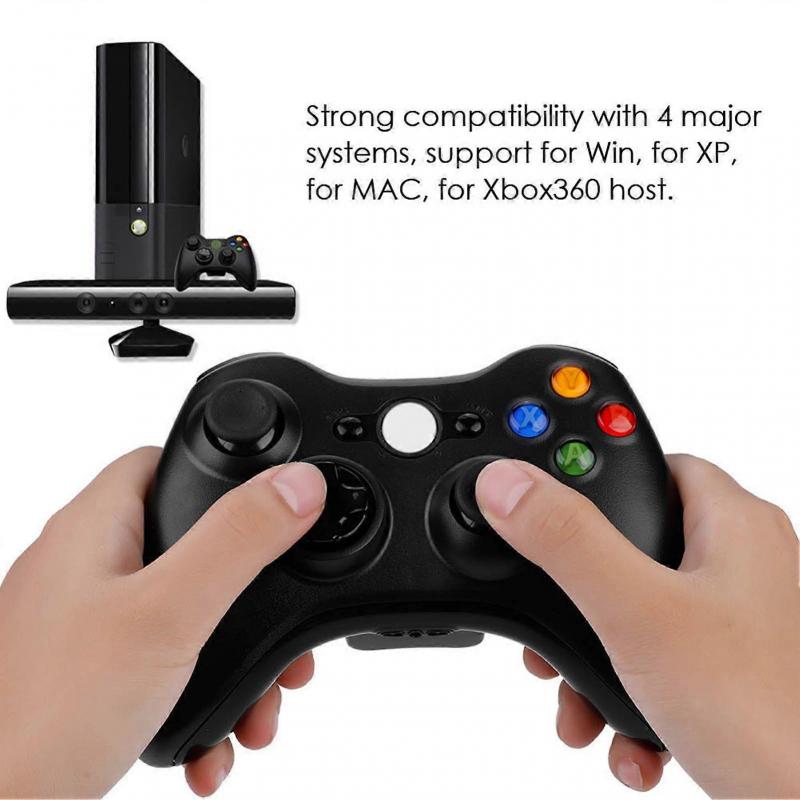 Gamepad For Xbox 360 Controller Joystick Wireless Controller Bluetooth Wireless Game(Black)