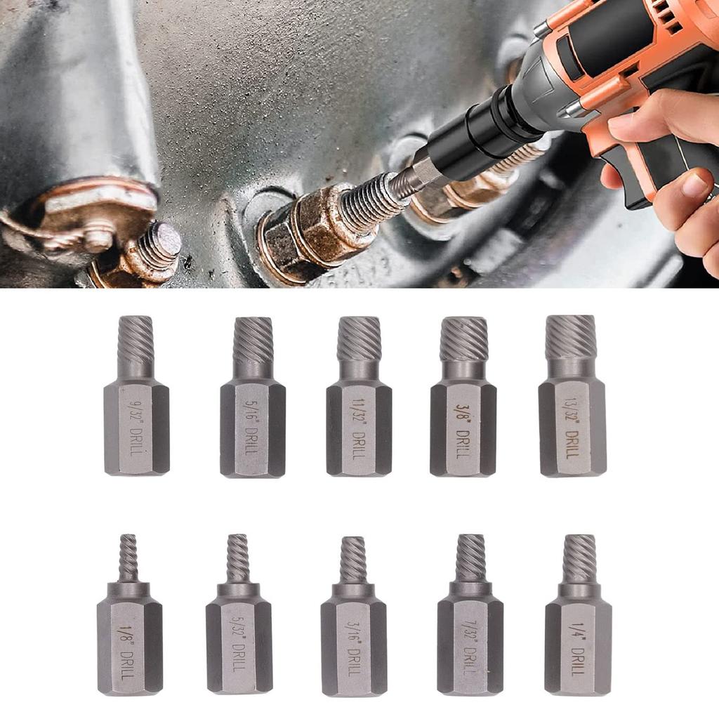 Screw Removal Bits - Specialized Tool for Removing Stripped Screws/Bolt Heads, Broken Bolts, Screw Extractors, Damaged Screw Extractors, Screw Thread