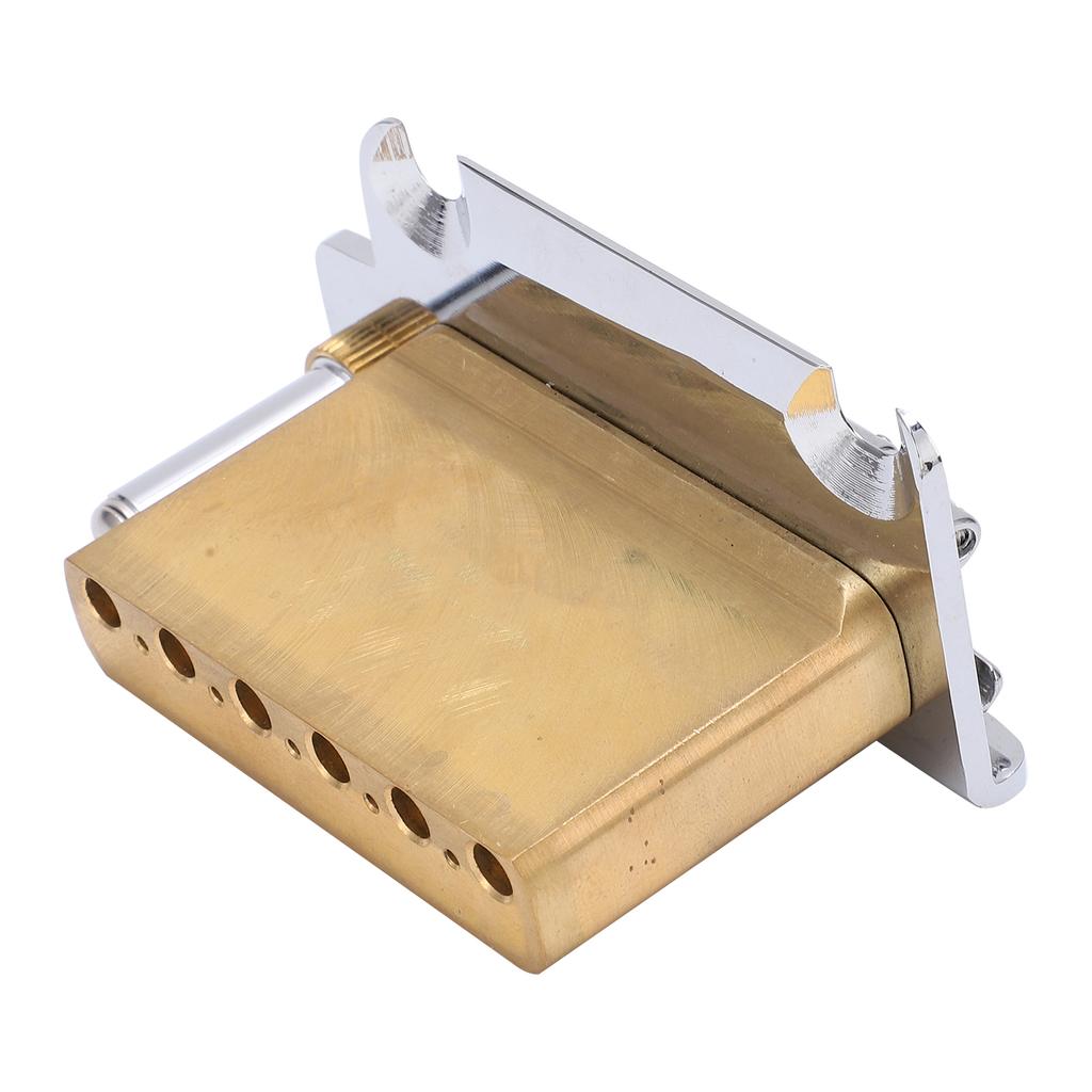 Guitar Bridge Chrome Zinc Alloy Tremolo Bridges with Saddle for ST Electric Guitars