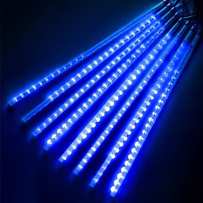 HUIHUADULED Solar LED Meteor Shower String Lights