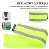 2 Stück Reflektierender Beinriemen Outdoor Sicherheitsband Verstellbares Lauf-Handgelenkband Hohe Sichtbarkeit Fluoreszierende Armbänder Radfahren