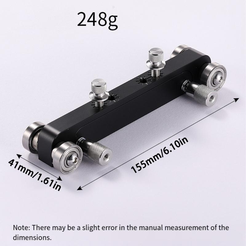 High Efficiency Guitar Bridge Sanding Tool For Smooth Adjustments Aluminum Alloys With 4 Way Positioning And Sandpaper