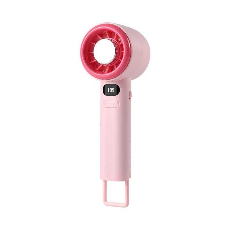 

Turbo Handheld Mini Fan: USB Rechargeable, Portable with Carabiner, Strong Wind Power - Ideal for Students & Outdoor Use Turbo Popular Fan