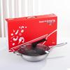 Lecai Honeycomb 410 Stainless Steel Non-Stick Wok