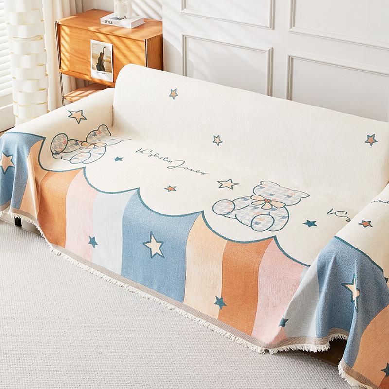 Chenille Sofa Towel Four Seasons Universal All-Inclusive Sofa Cover Dust Cover Living Room One-Piece Sofa Cover Cloth Blanket
