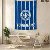 Custom Name Sportverein Darmsta Wall Tapestry Aesthetic Wall Hanging Printed Fabric Blanket Decorative Tapestries for Bedroom Living Room Home Decor